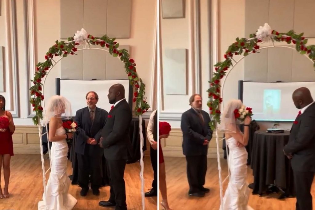 Groom plays Shocking video of bride cheating with another man at wedding Shocking video of bride cheating with another man at wedding